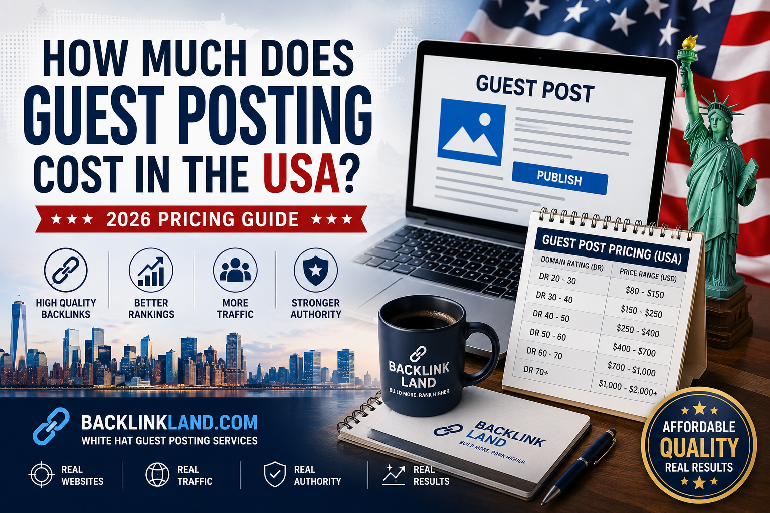 How Much Does Guest Posting Cost in the USA? (Pricing 2026 )